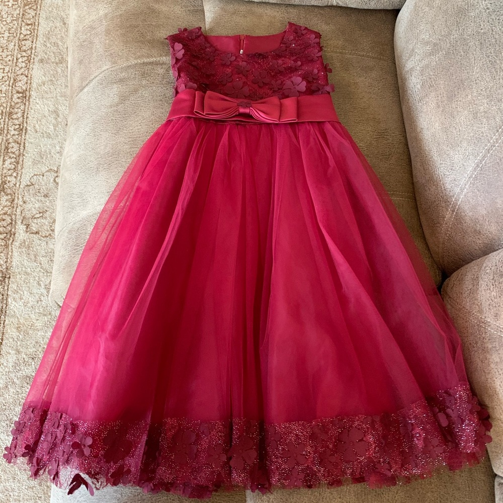 Little Girls Formal Christmas/Flower Girl Dress